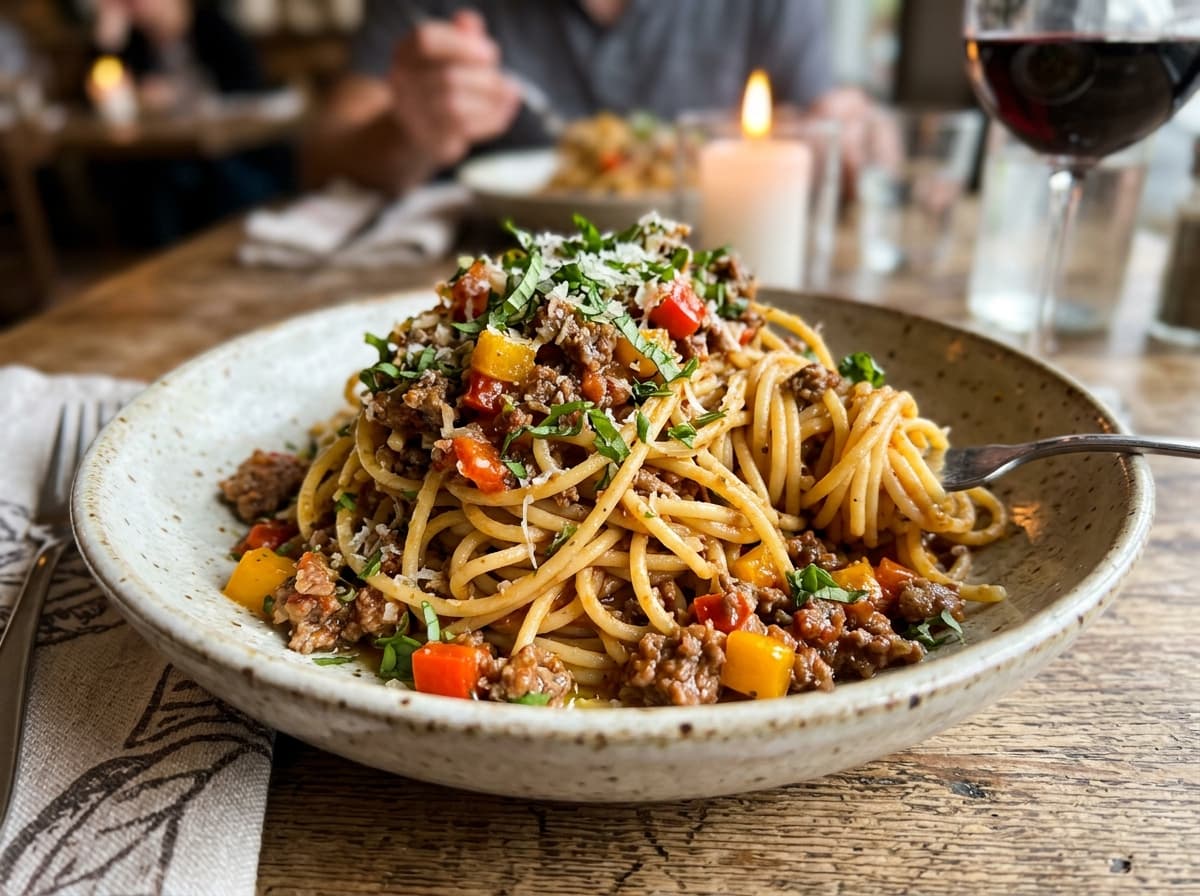 Spaghetti and Minced Meat